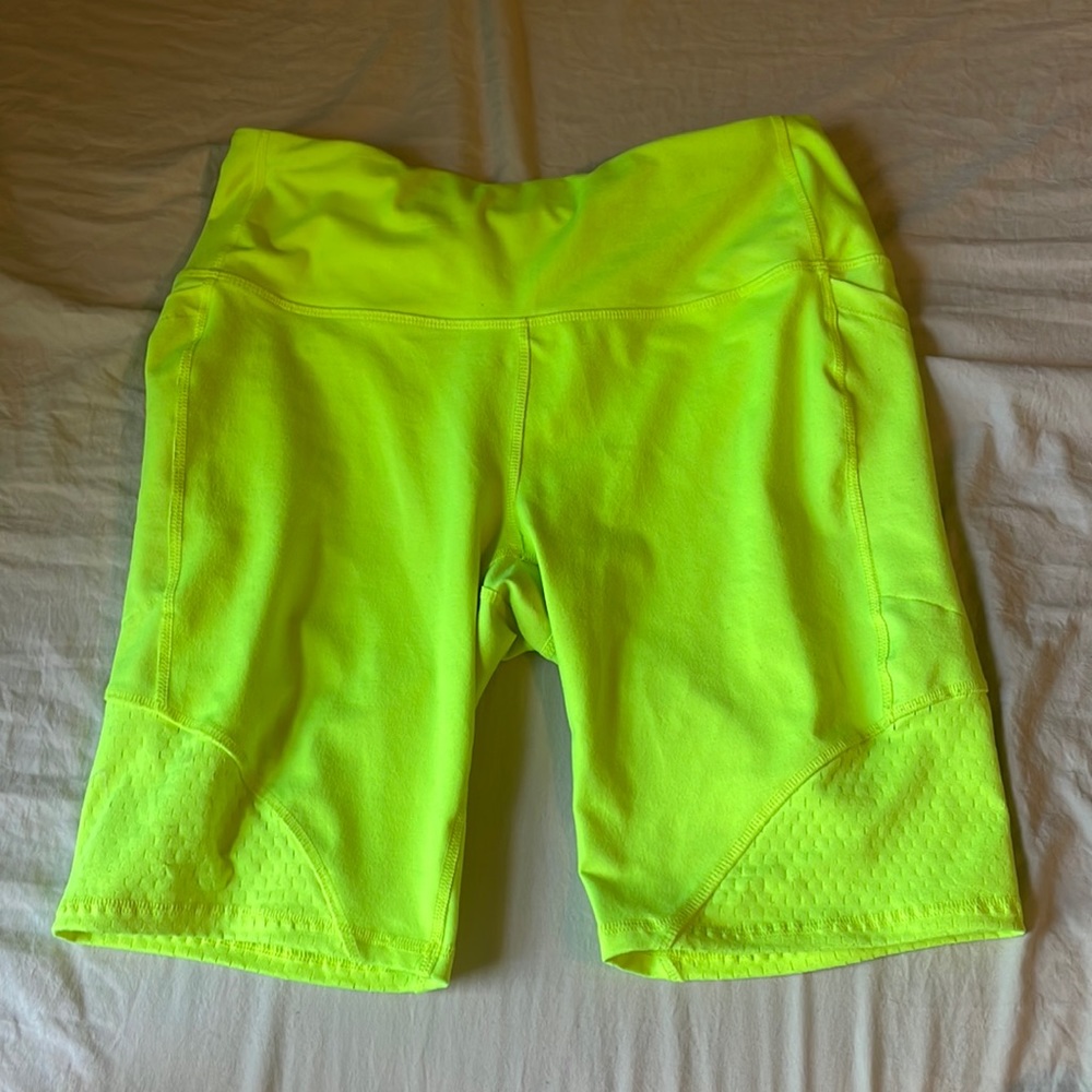 Green/yellow shorts